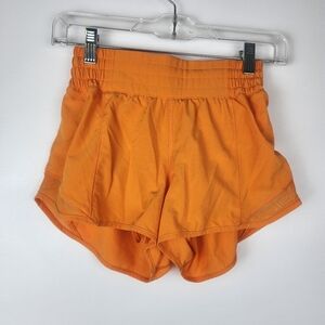 lululemon athletica Orange Athletic Shorts